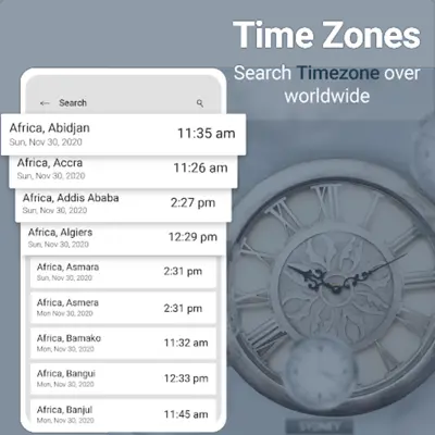 World Clock Smart Alarm android App screenshot 4